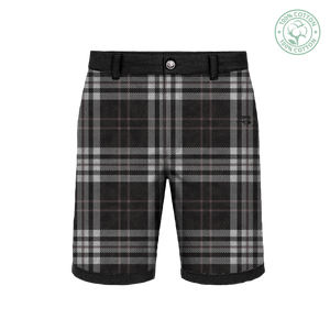 Dark Kamo Plaid Shorts