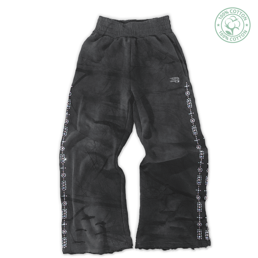 Dark Kamo Jewel Color Wave Sweats