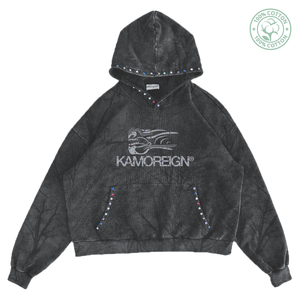 Dark Kamoreign Jewel Color Wave Hoodie