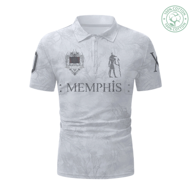 Light Kamo Men Zip Polo