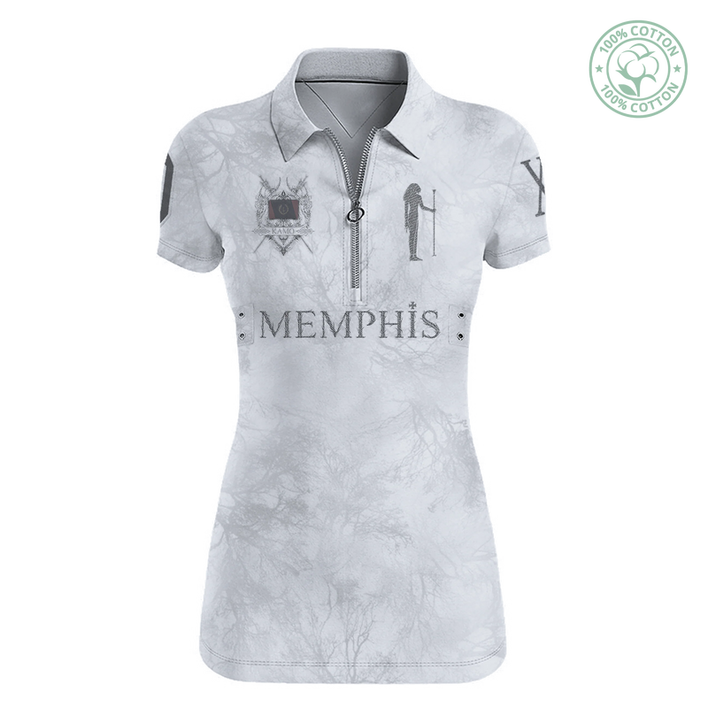 Light Kamo Women Zip Polo Dress