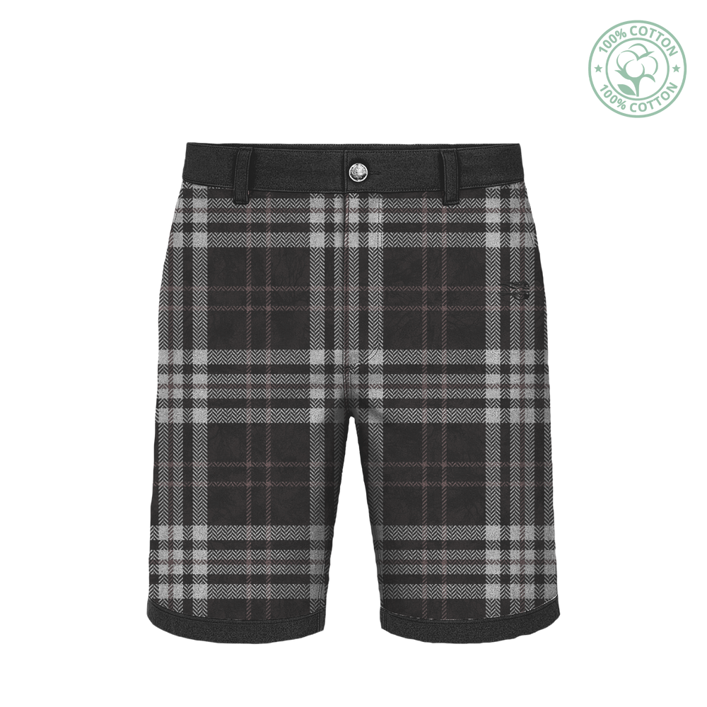 Dark Kamo Plaid Shorts