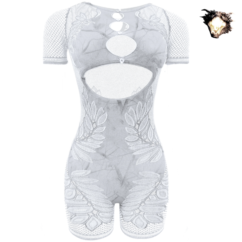 Light Kamo Women Floral Mesh Romper