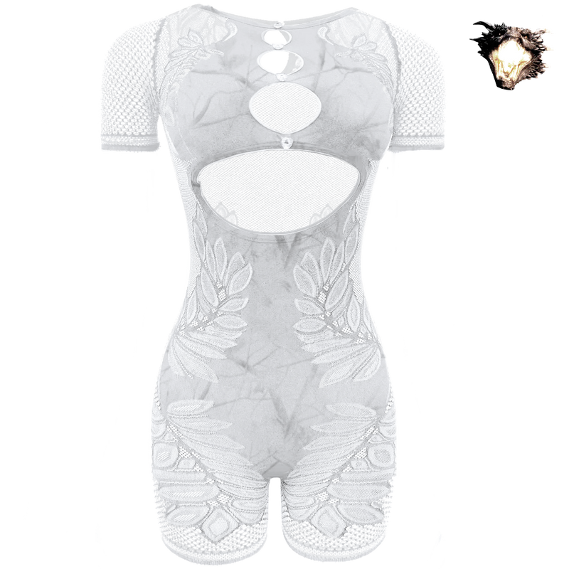 Light Kamo Women Floral Mesh Romper