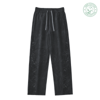 Dark Kamo Oversized Sweatpants/w Rhinestones