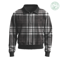 Dark Kamo Plaid Collared Sweater