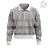 Light Kamo Plaid Collared Sweater