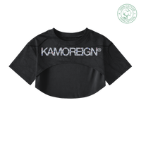 Dark Kamo High Crop Top
