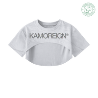 Light Kamo High Crop Top