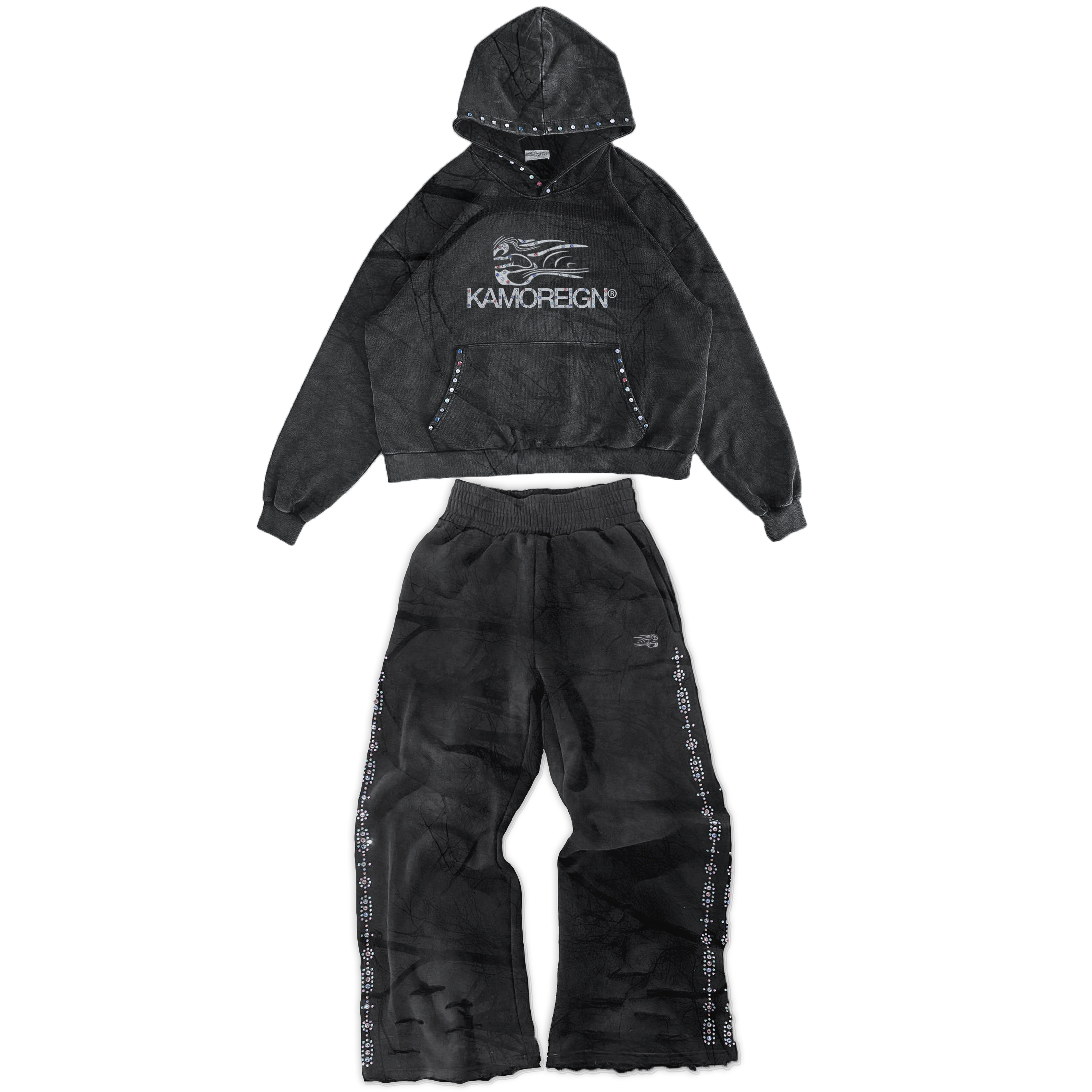 Dark Kamo Color Wave Set