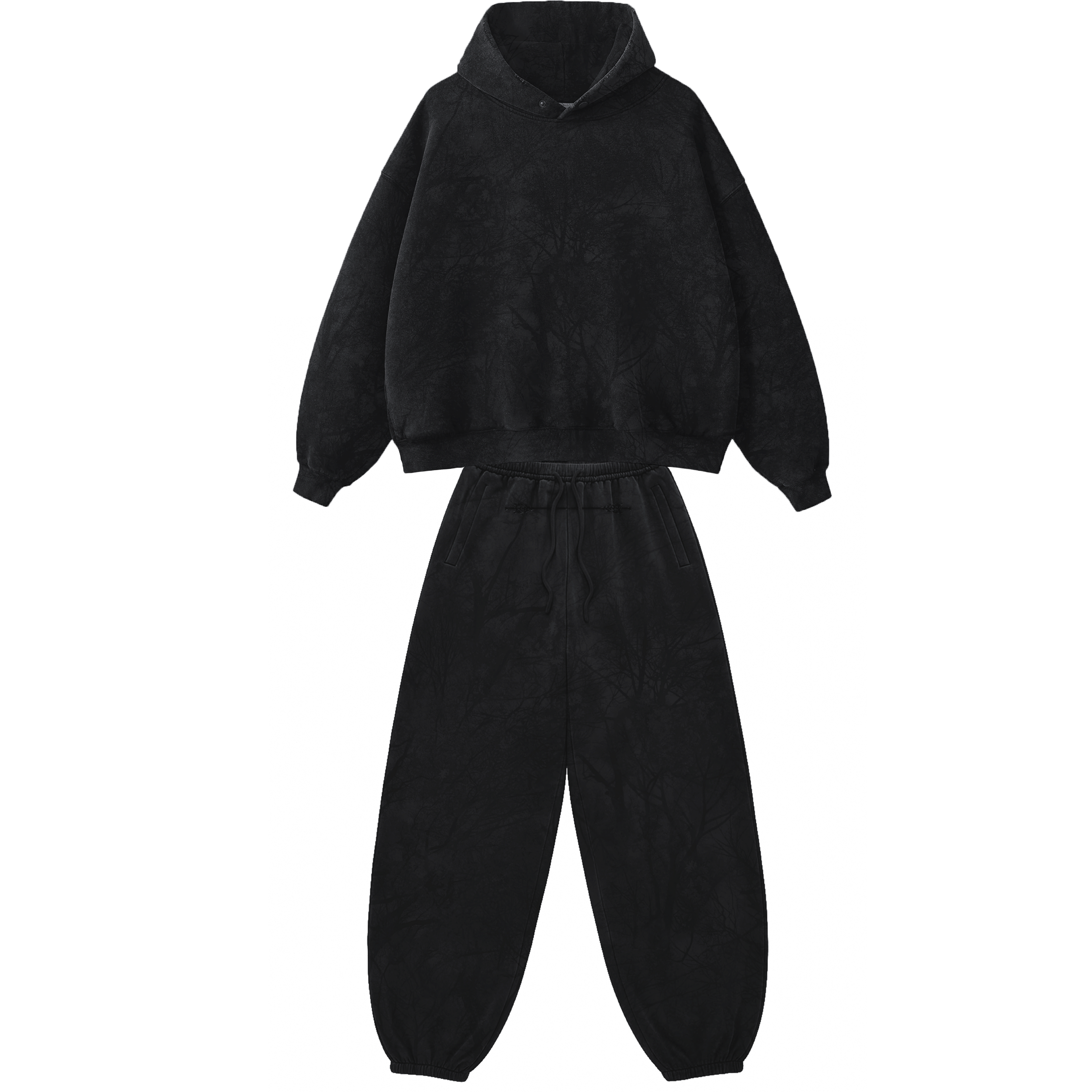 Dark Kamo Oversized Set