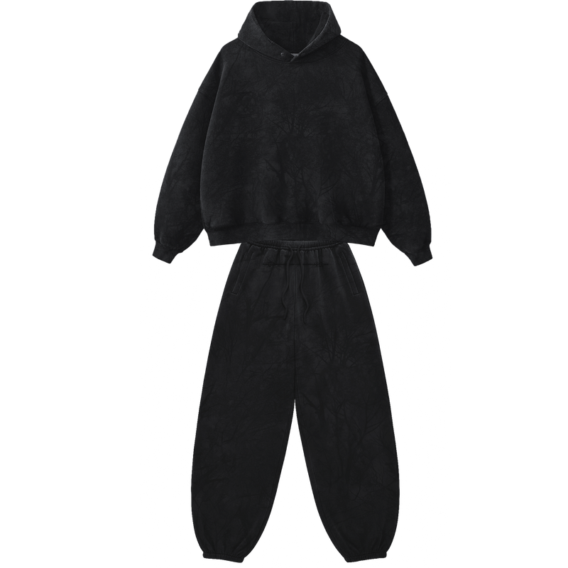 Dark Kamo Oversized Set
