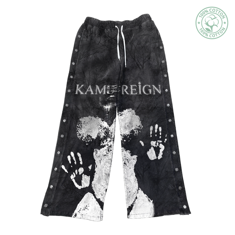 Dark Kamo Oversized Sweatpants