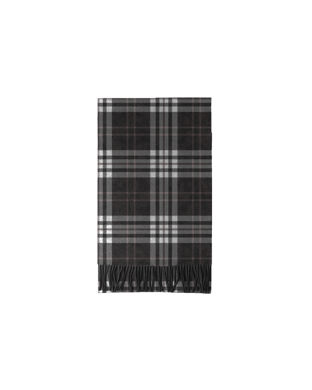 Dark Kamo Plaid Scarf