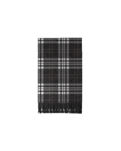 Dark Kamo Plaid Scarf