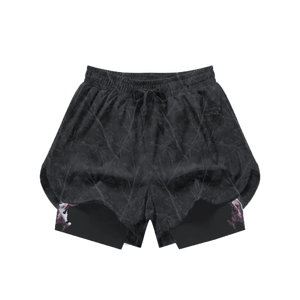 Dark Kamo Nylon Running Shorts image 0