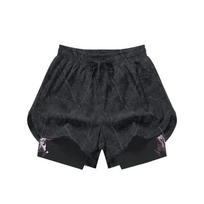 Dark Kamo Nylon Running Shorts image 0