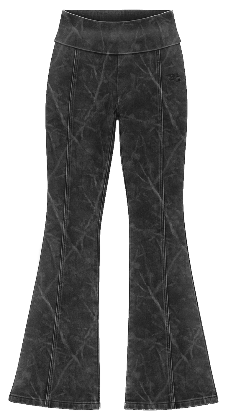 Dark Kamo Flared Sweatpants