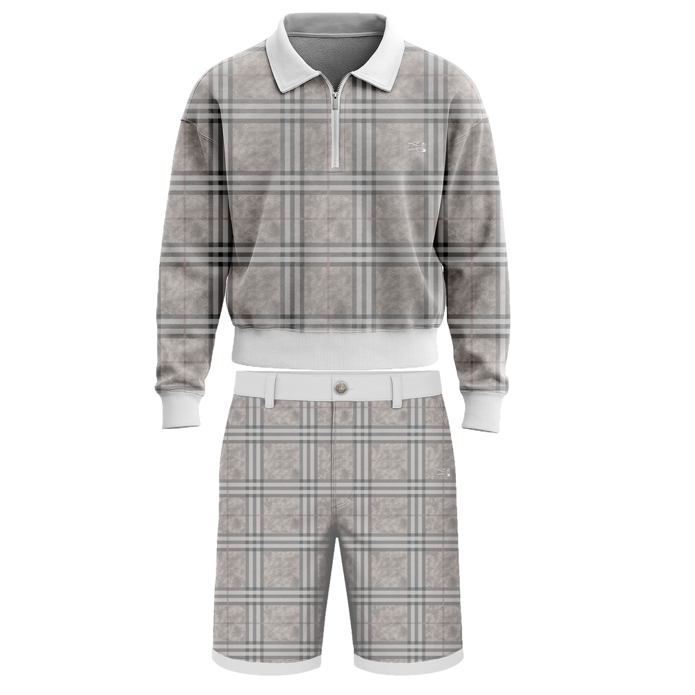 Light Kamo Plaid Set