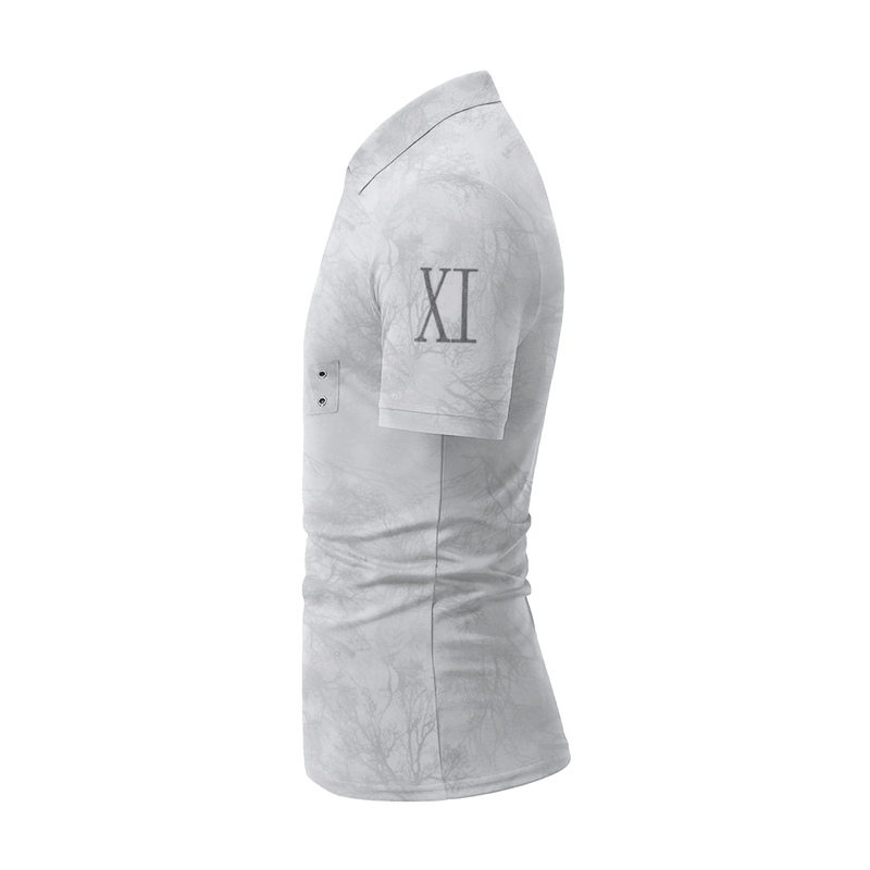 Light Kamo Men Zip Polo