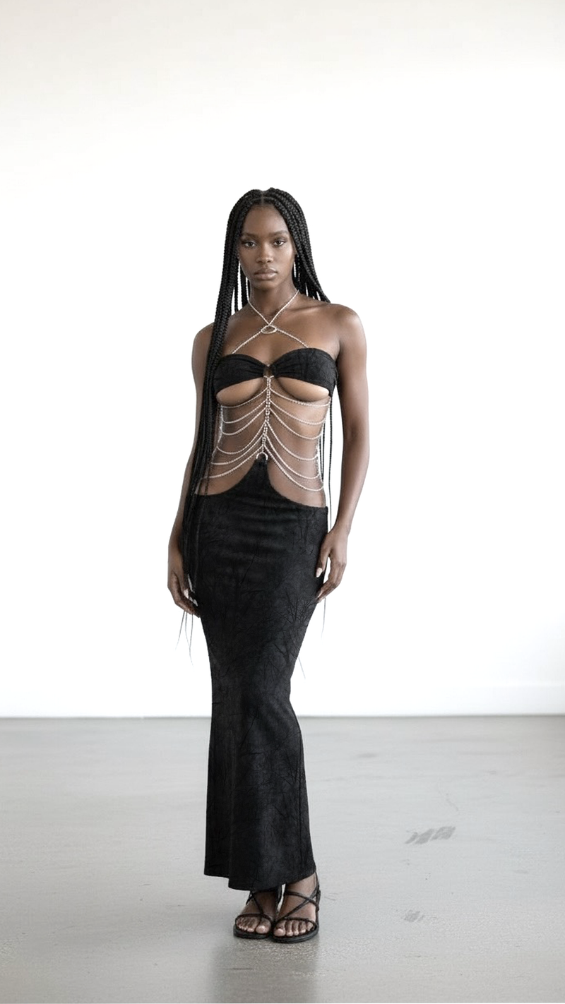 Dark Kamo Reign Dress