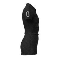 Dark Kamo Women Zip Polo Dress