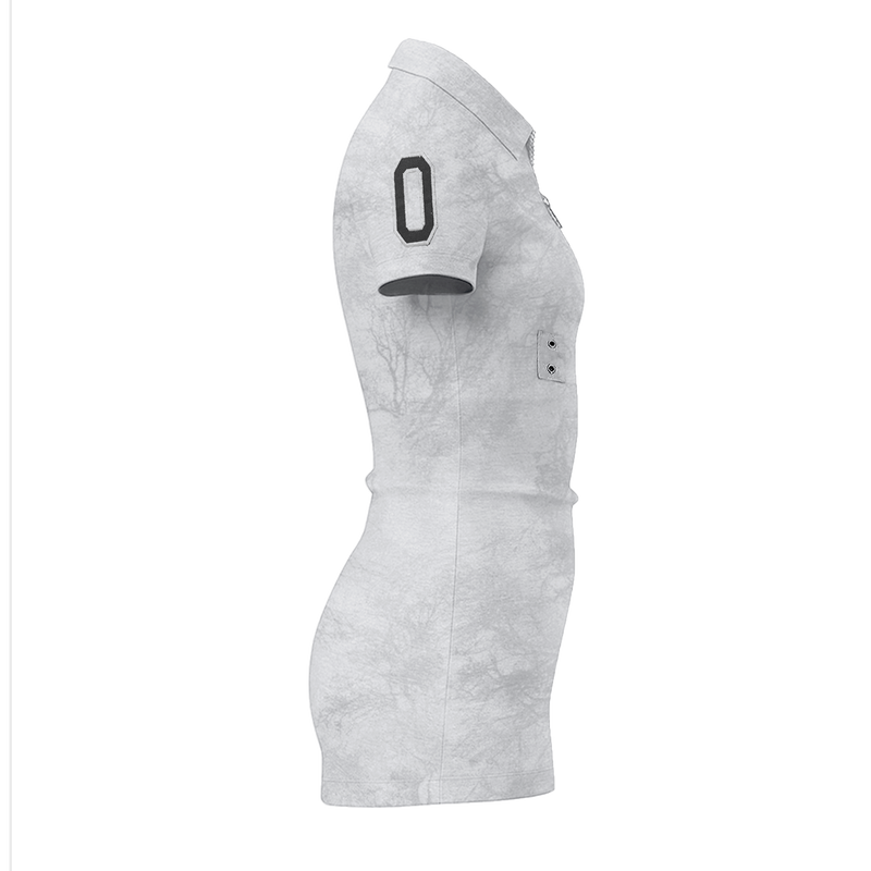 Light Kamo Women Zip Polo Dress