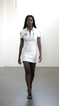 Light Kamo Women Zip Polo Dress